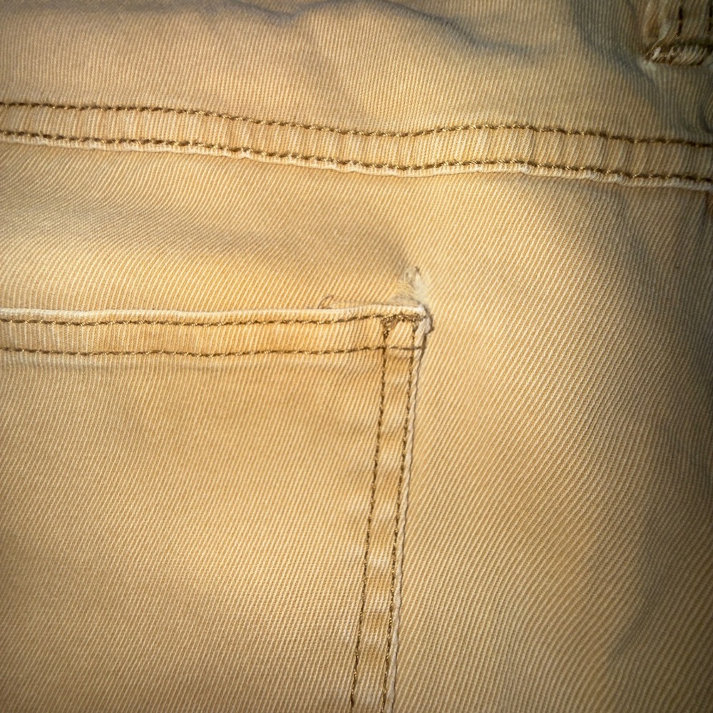 Woolrich Pants Mens 40x30 Tan Good Straight Leg Twill Workwear Outdoor Gorpcore - Picture 8 of 13